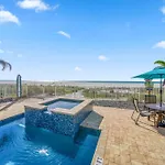 Four Shores Unit 1 Beach Condo Direct Gulf With Pool & Spa