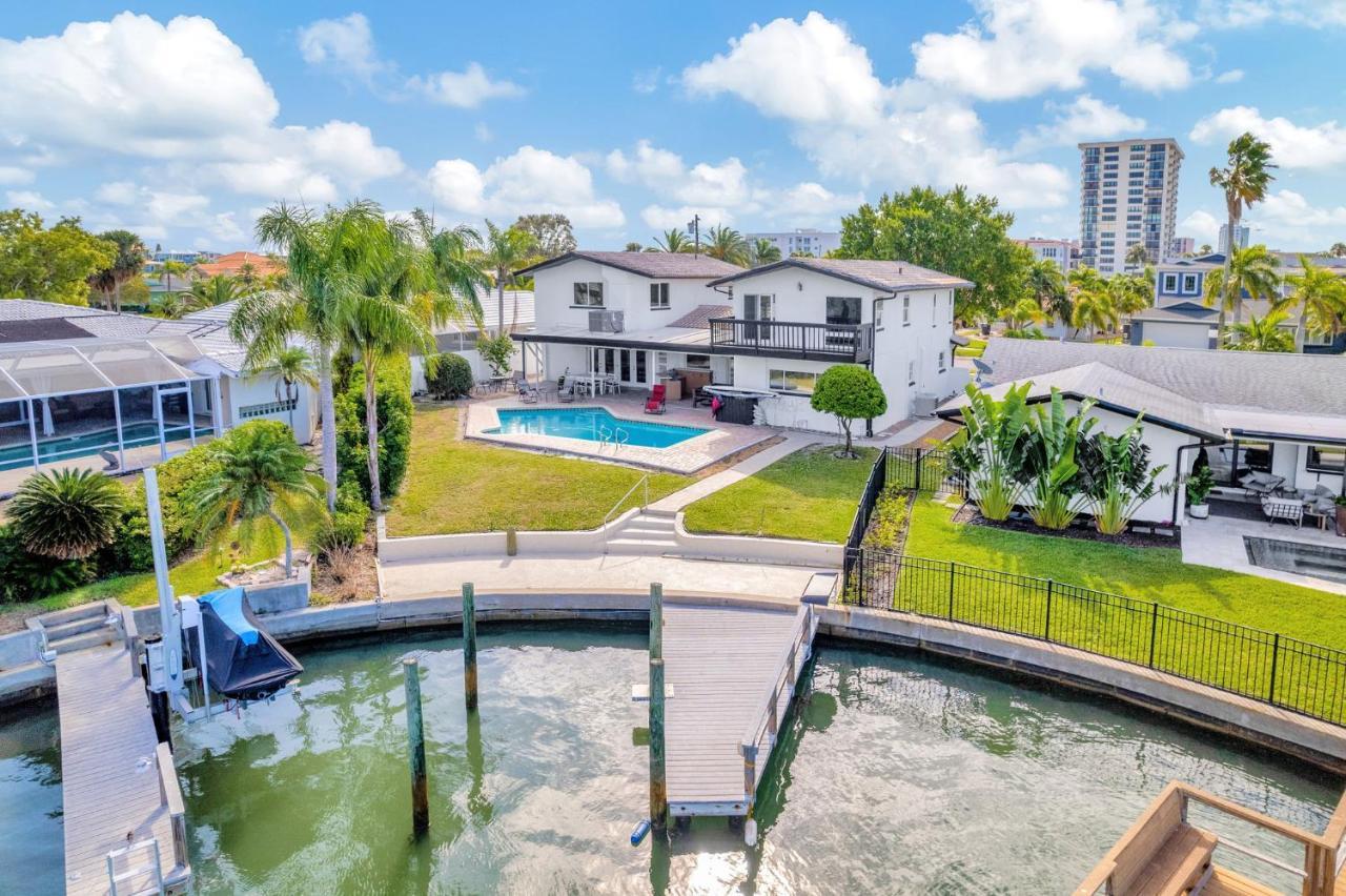 Clearwater Waterfront Modern 4bd 2big Open Loft 4bt With Pool Boat Deck Sleep 15 * Clearwater Beach