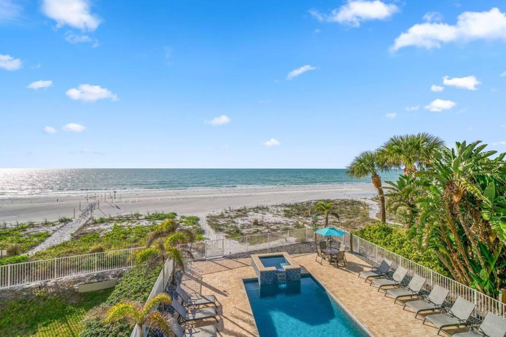 Four Shores Unit 1 Direct Gulf With Pool & *