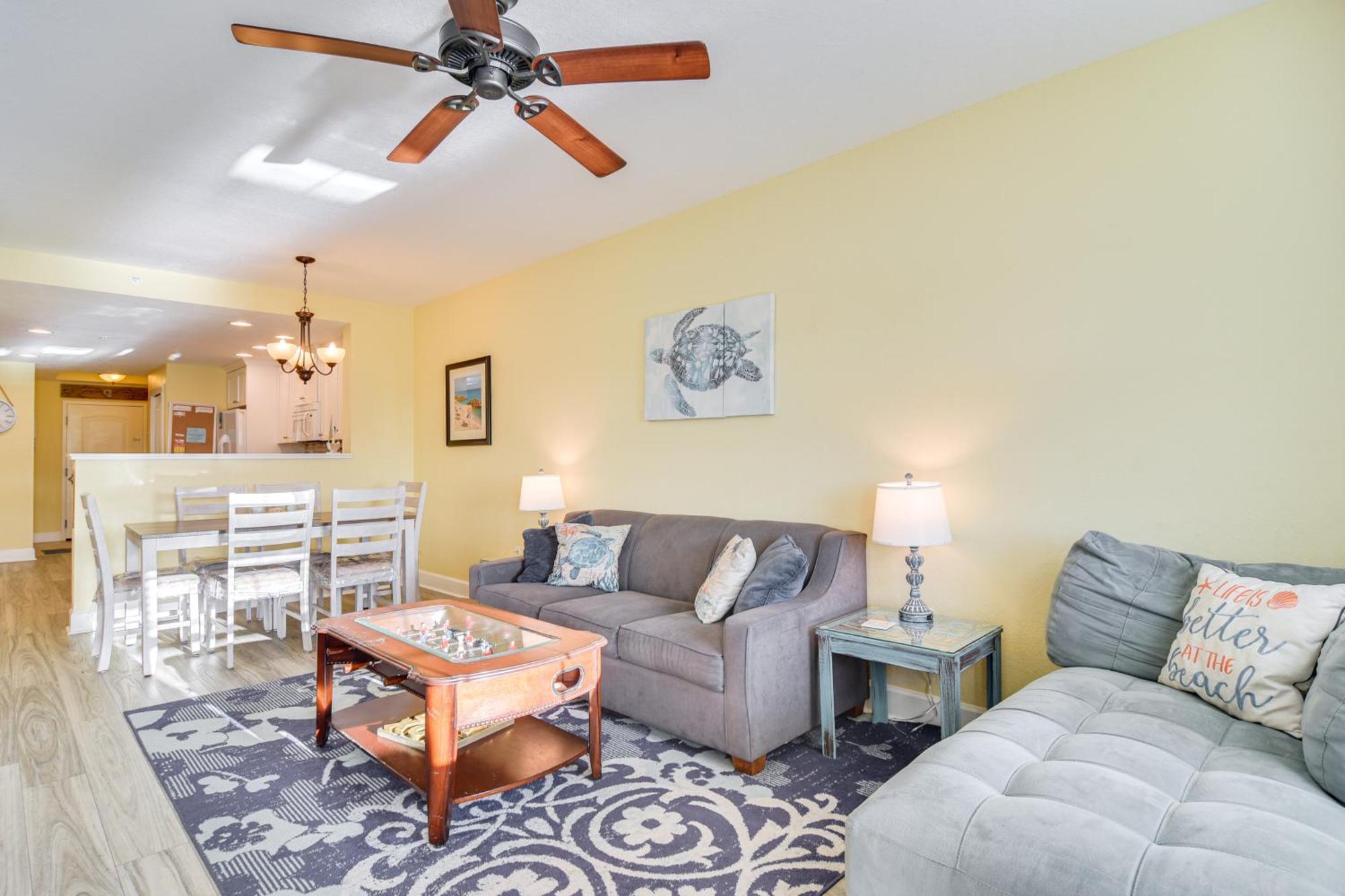 Apartment Waterfront With Water Park, Walk To The Beach! *