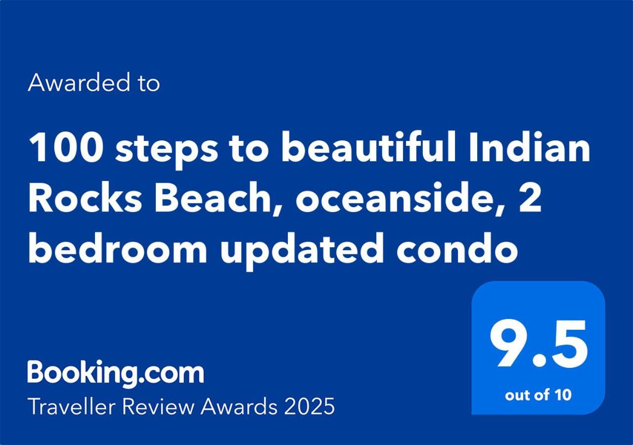 100 Steps To Beautiful Indian Rocks Beach, Oceanside, 2 Bedroom Updated Apartment Clearwater Beach